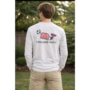 Vineyard Vine's USA Olympic Soccer Long Sleeve Unisex Size Small